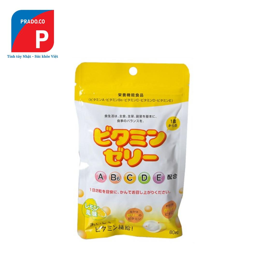 Kẹo viên nhai mềm Vitamin Jelly Nhật Bản - kẹo cho trẻ biếng ăn