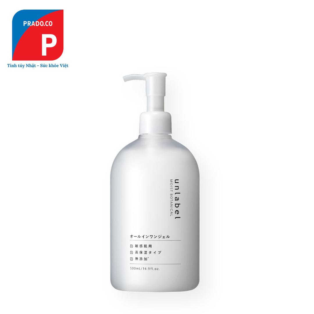 Gel dưỡng da đa năng Unlabel Moist Botanical All in One (Chai 500ml) Gel dưỡng da đa năng Unlabel Moist Botanical All in One (Chai 500ml)