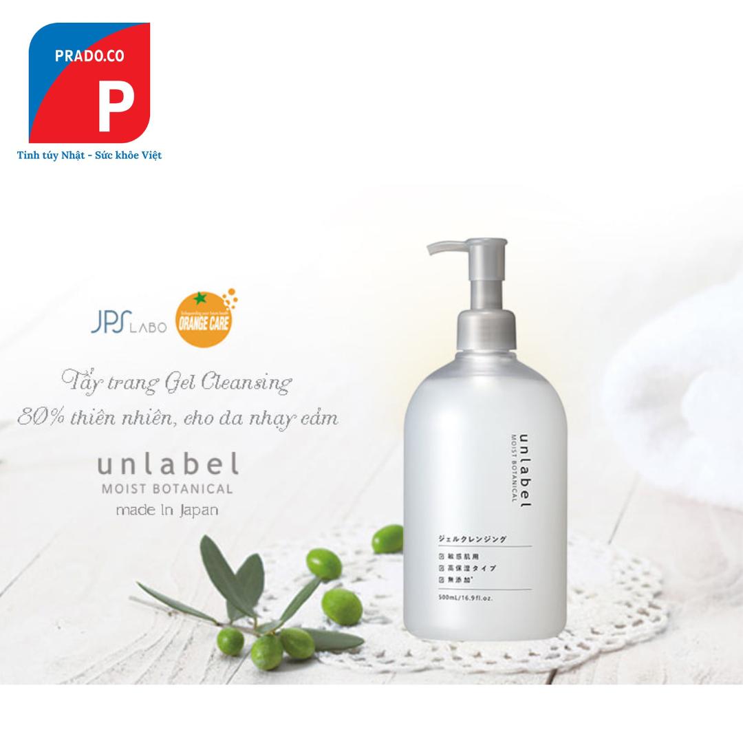 Gel tẩy trang Ublabel Moist Botanical Gel Cleansing (Chai 500ml) Gel tẩy trang Ublabel Moist Botanical Gel Cleansing (Chai 500ml)