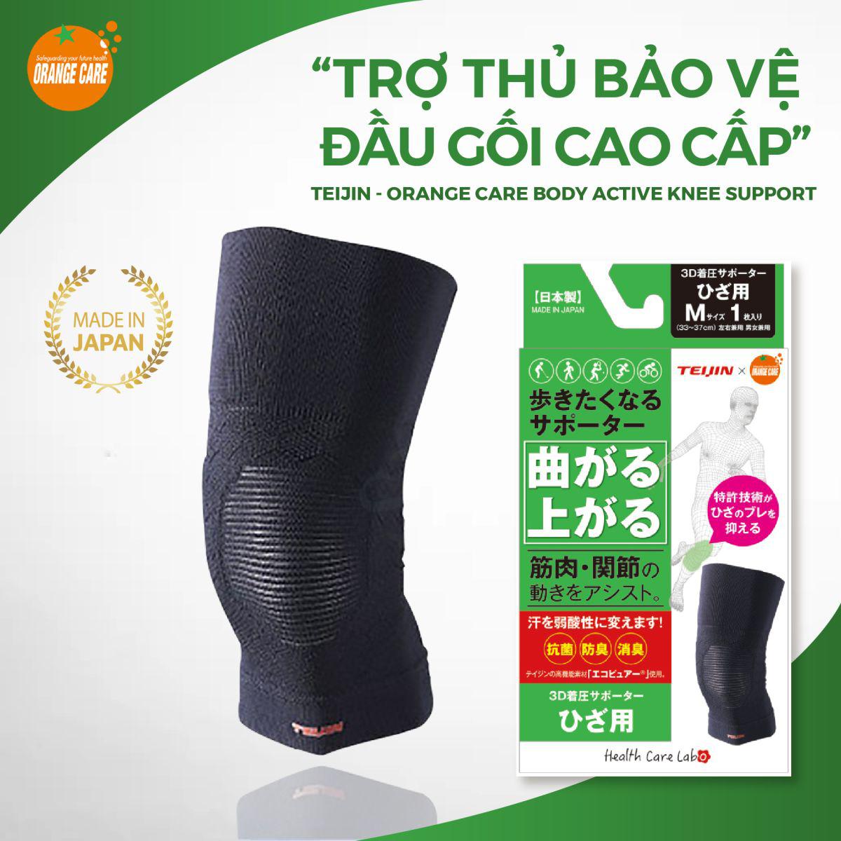 (Size M) Bảo vệ đầu gối Orange Care Teijin (Size M) Bảo vệ đầu gối Orange Care Teijin